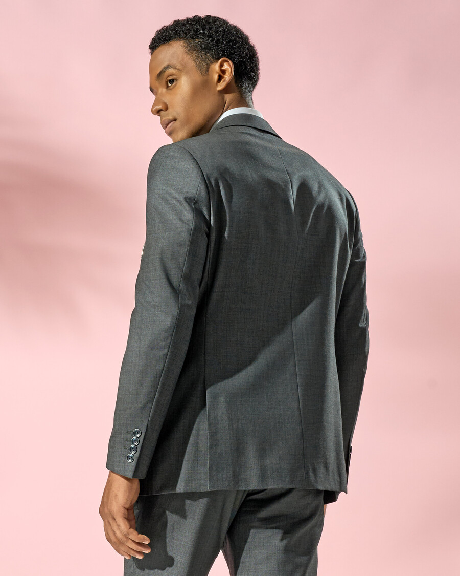 abito grigio slim fit