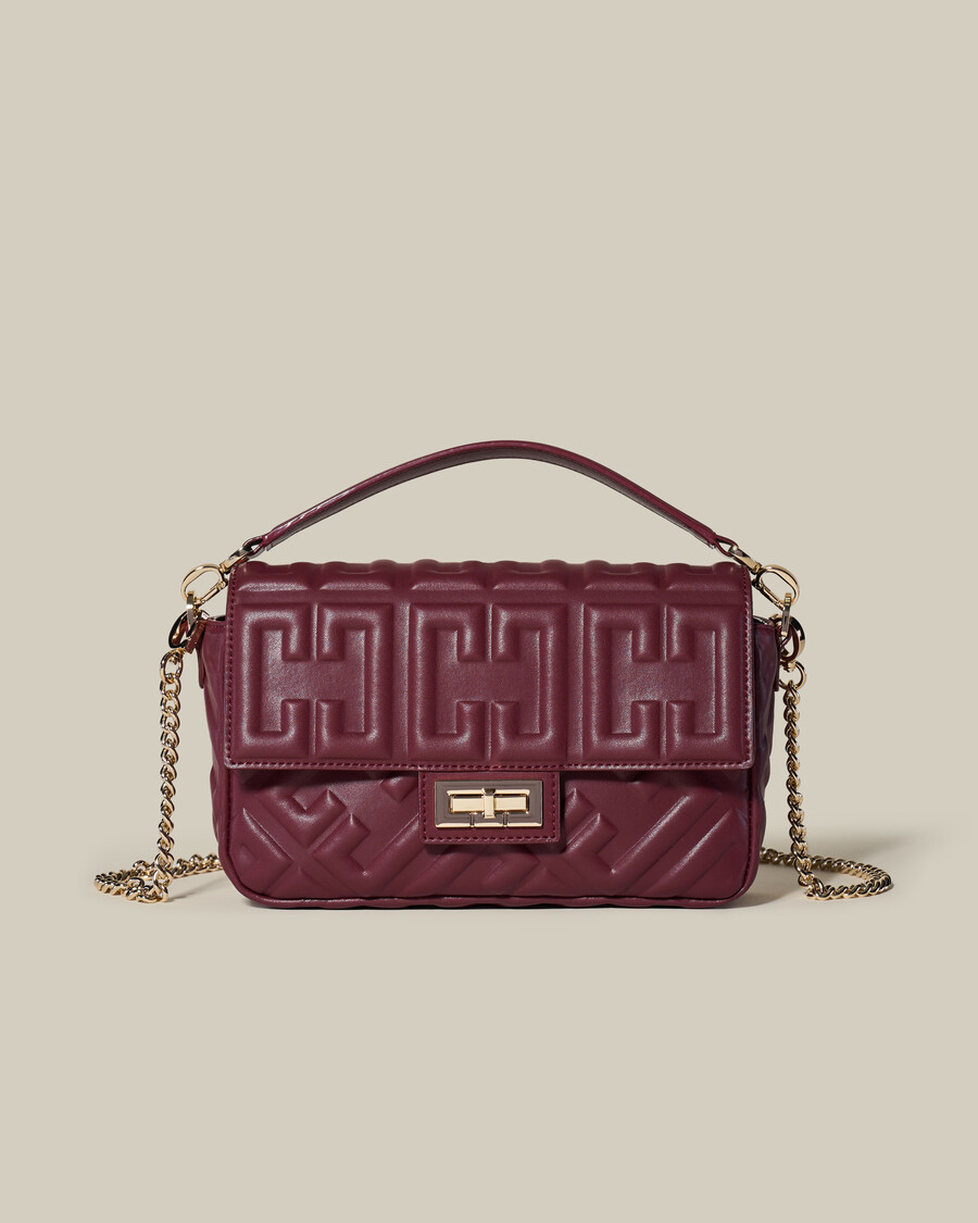 borsa in pelle goffrata