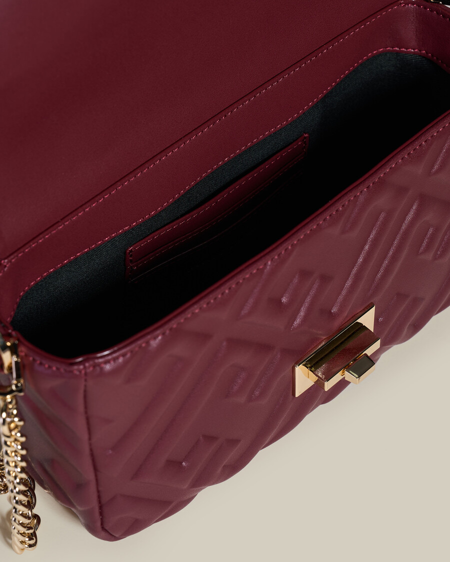 borsa in pelle goffrata
