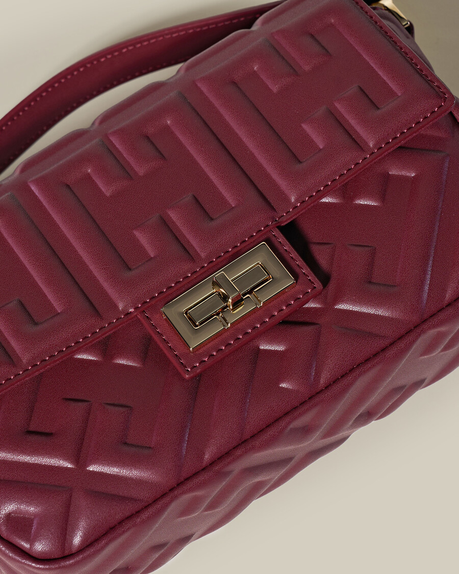 borsa in pelle goffrata