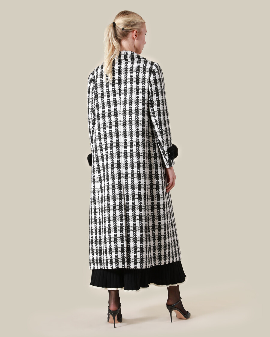 cappotto doppiopetto pied de poule