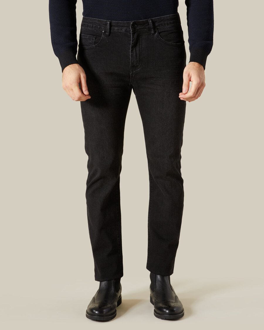 jeans in denim dalla vestibilità regolare