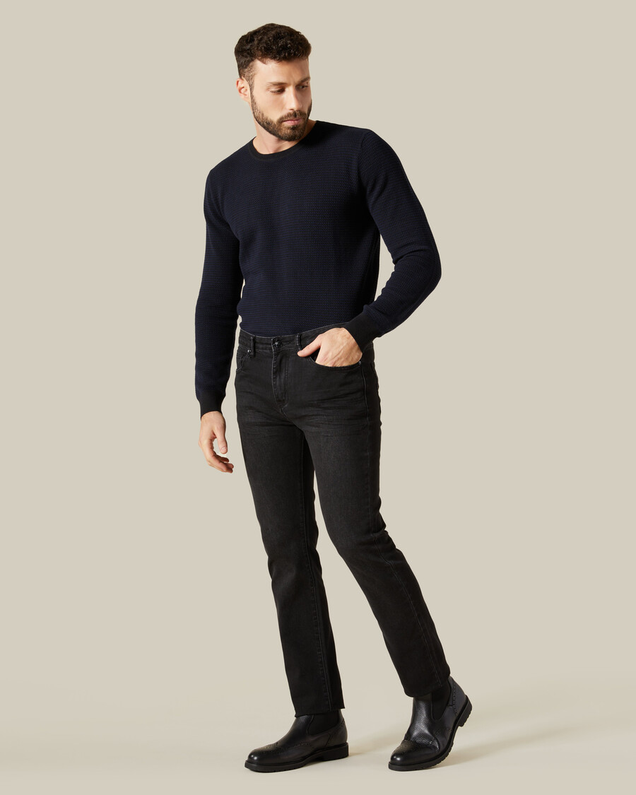 jeans in denim dalla vestibilità regolare