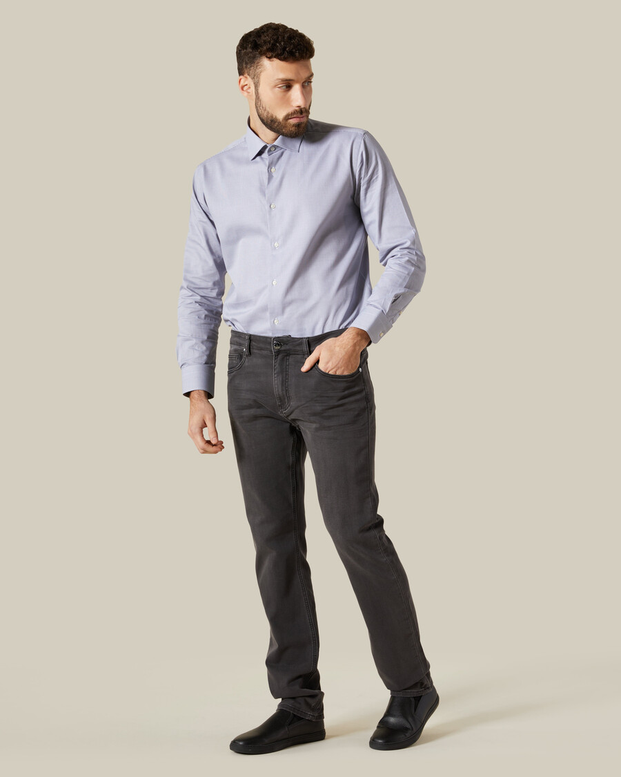 jeans regular fit con toppe