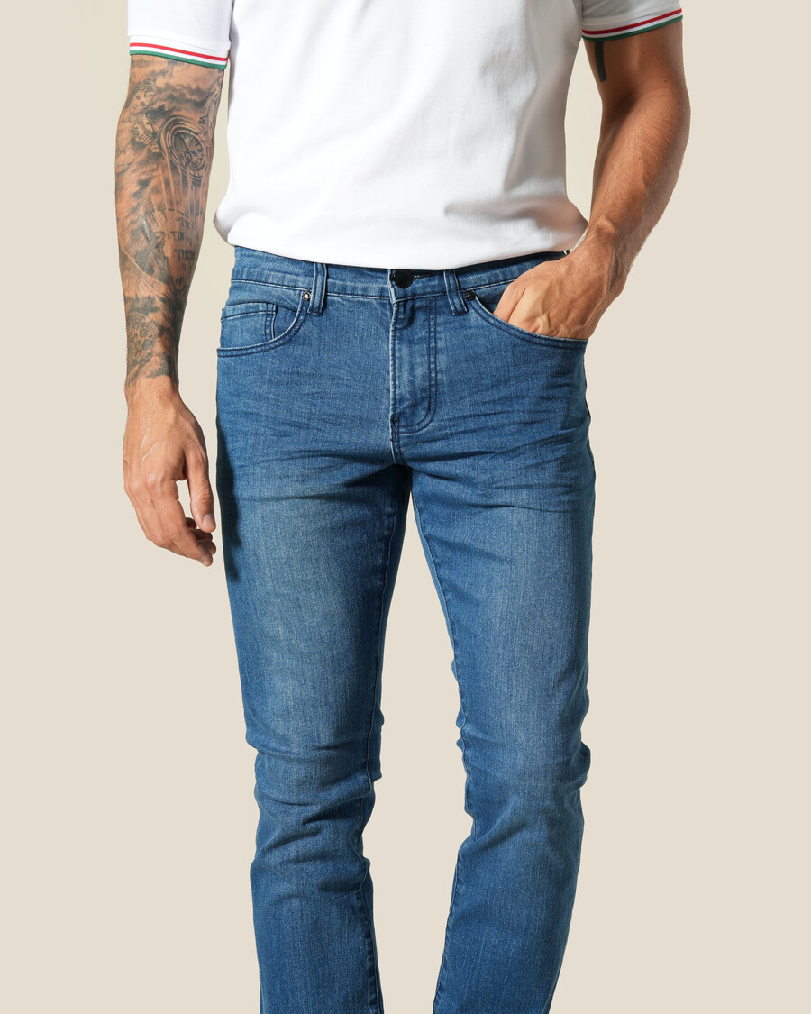 jeans slim fit in denim