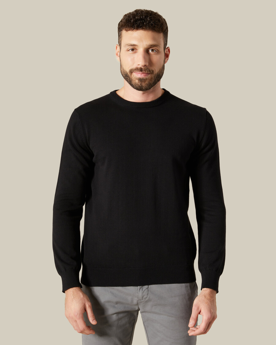 maglione tinta unita
