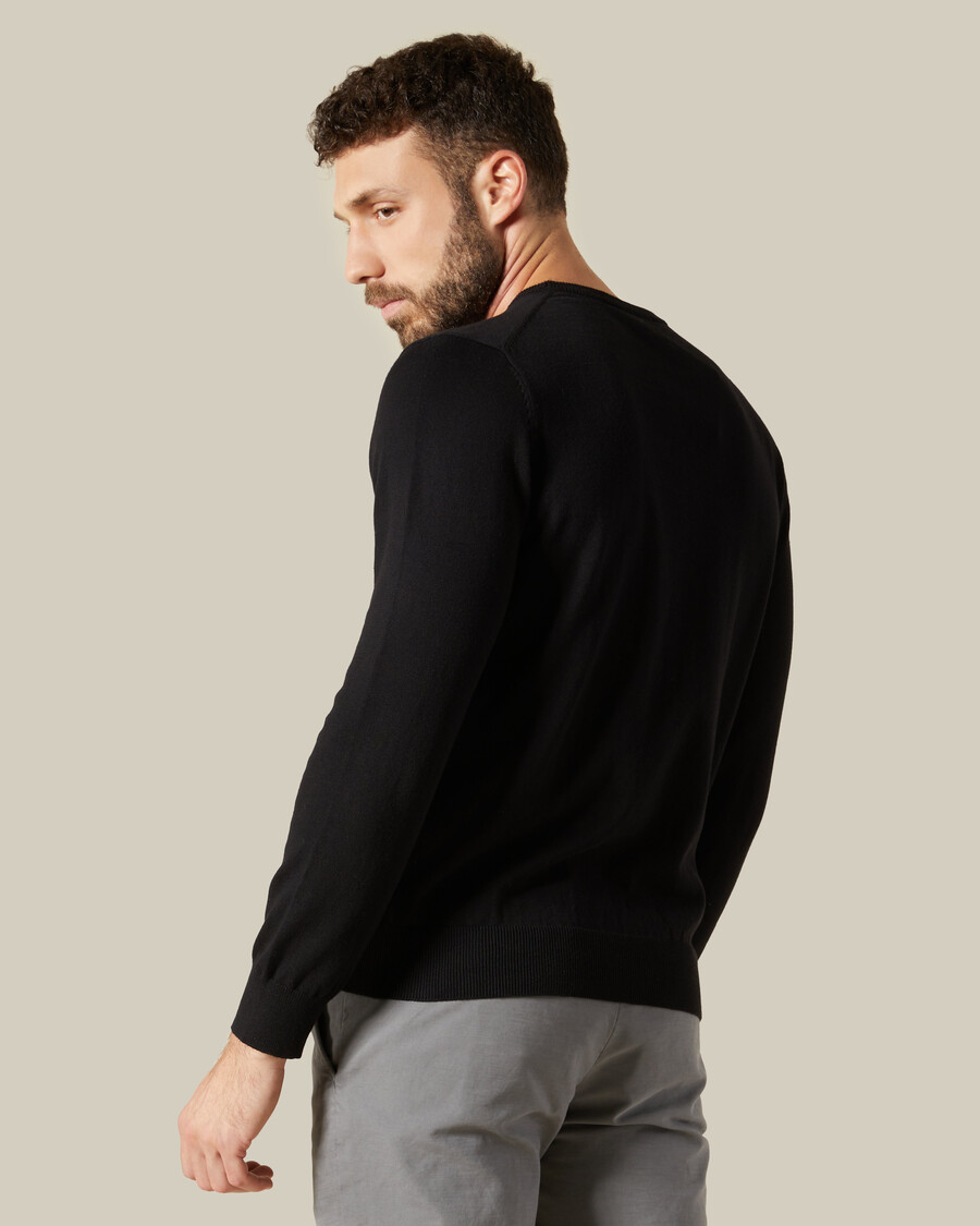 maglione tinta unita