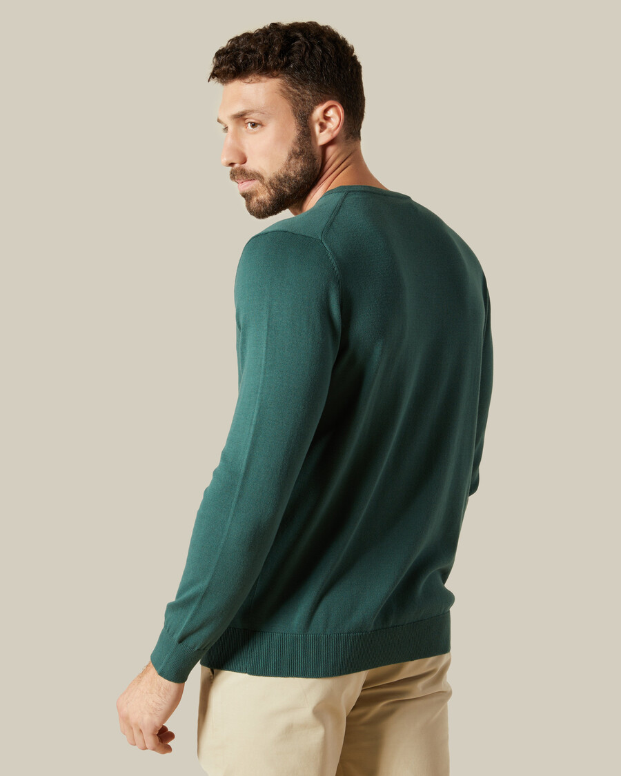 maglione con scollo a v