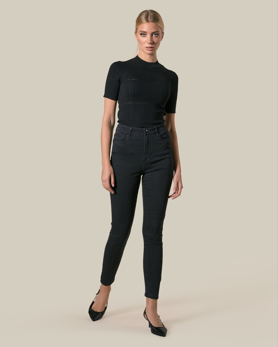 jeans skinny a vita alta