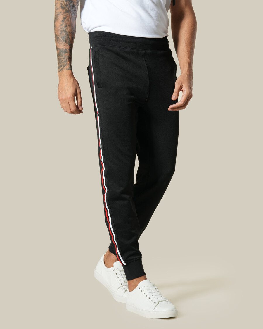 pantaloni della tuta a righe