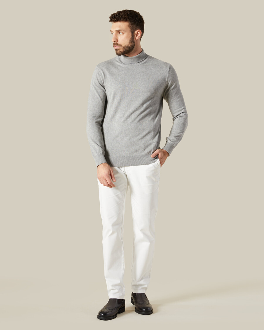 pantaloni chino slim fit