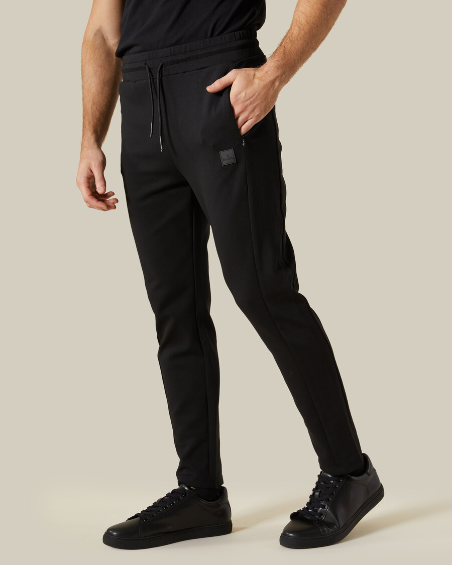 pantaloni da tuta con toppe in gomma sul petto