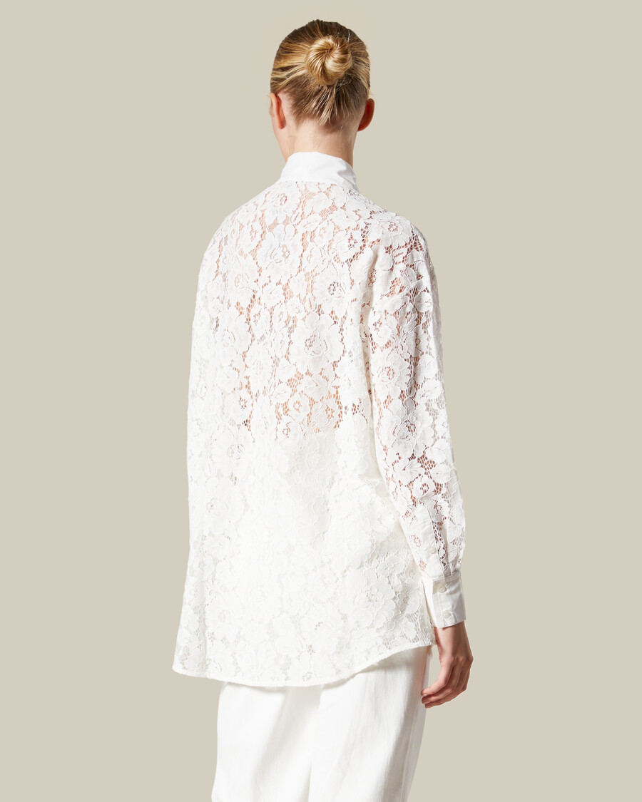 camicia in pizzo