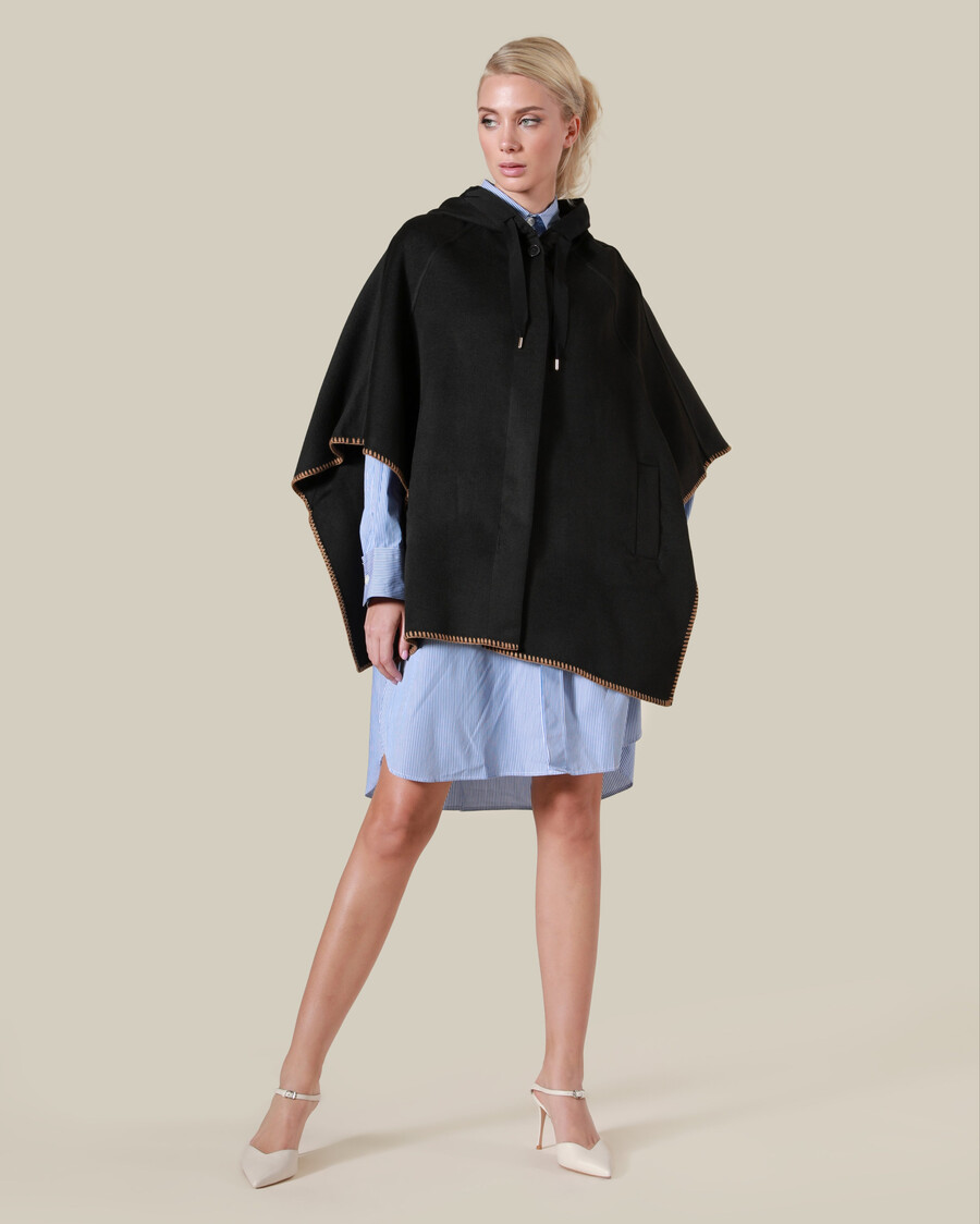 camicia oversize in cotone a righe