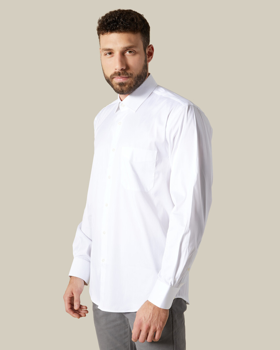 camicia con tasca vestibilità regolare