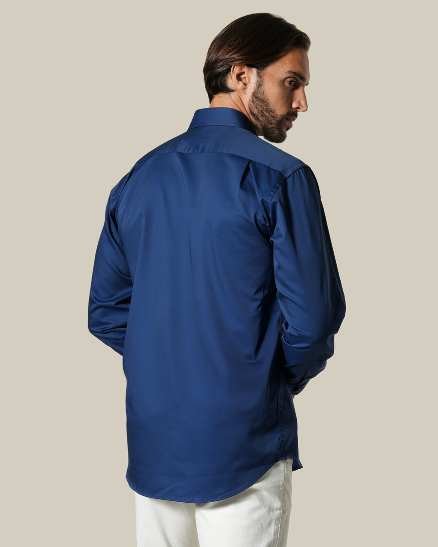 camicia classica a maniche lunghe in cotone