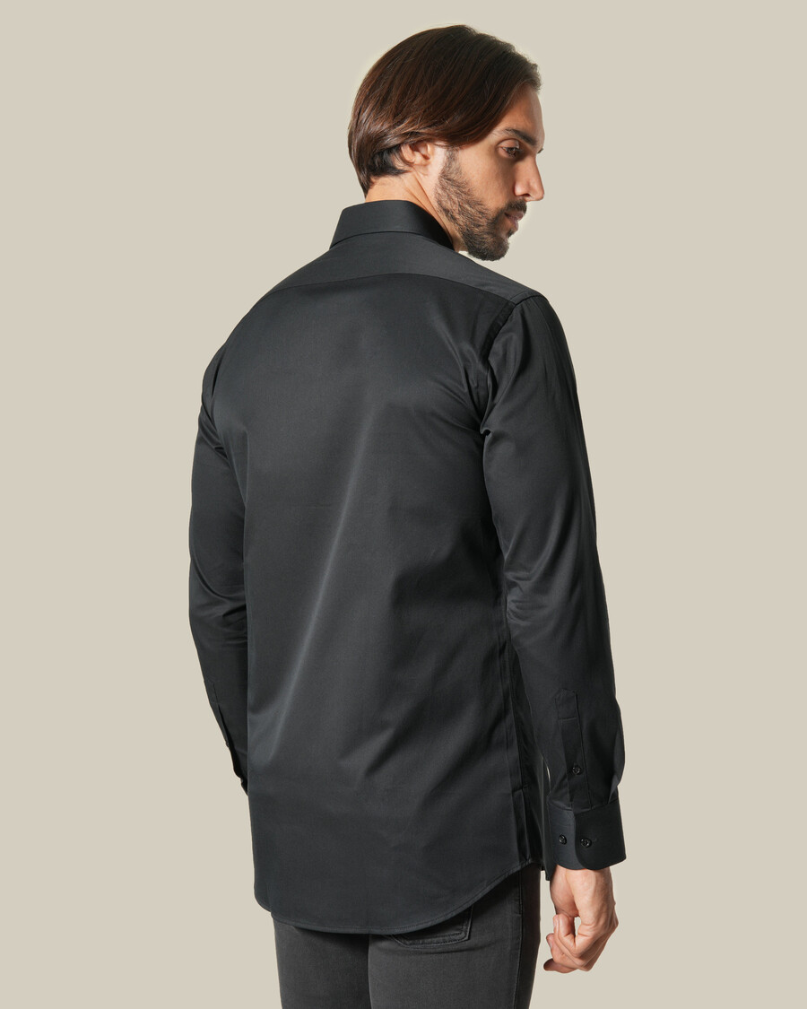camicia classica a maniche lunghe in cotone
