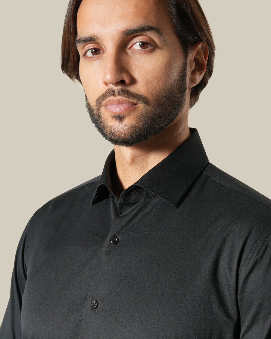 camicia classica a maniche lunghe in cotone