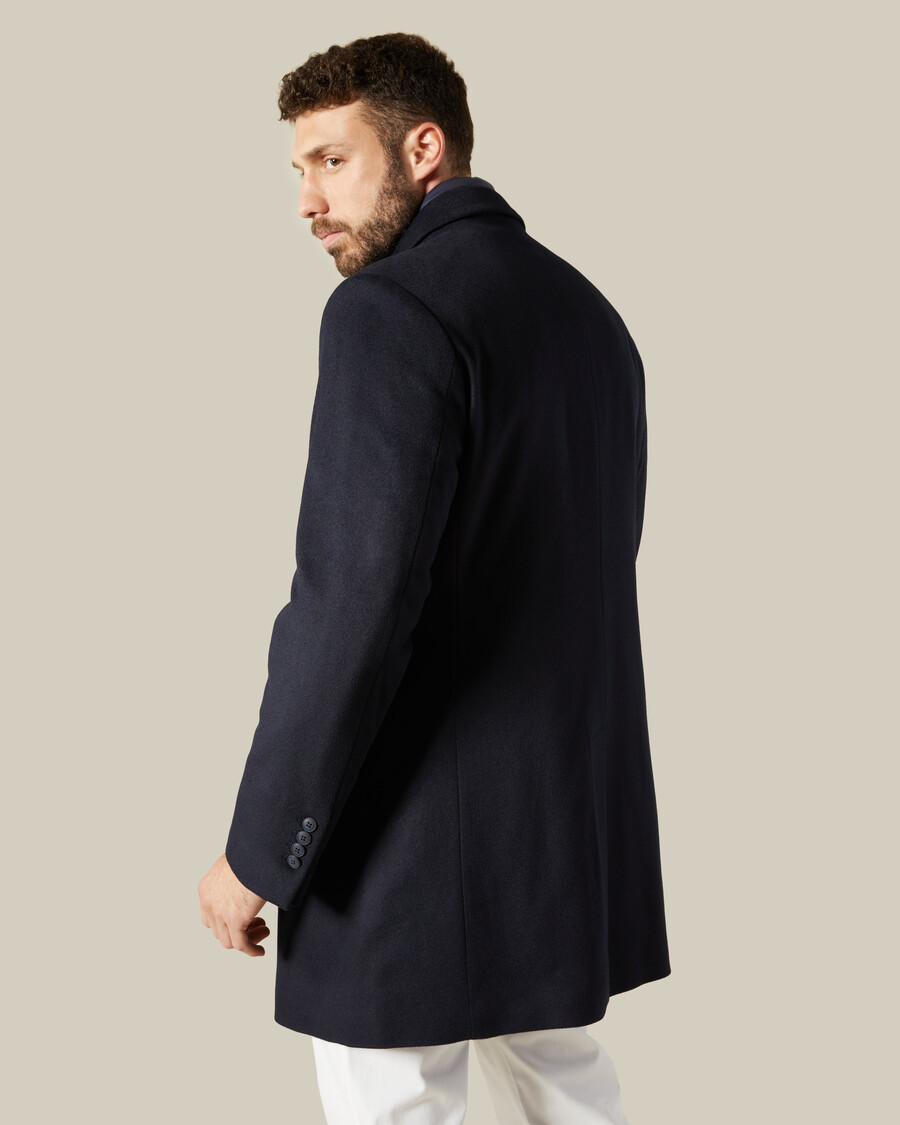 cappotto dal taglio dritto
