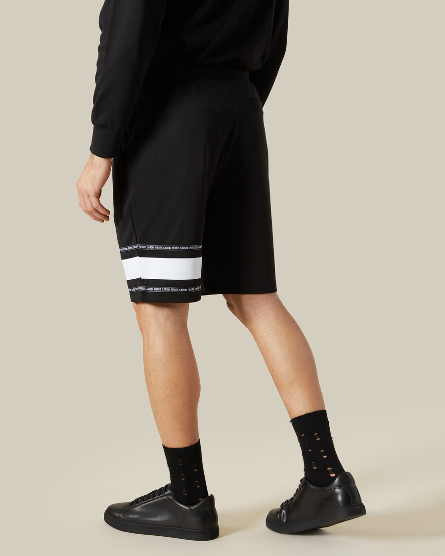 pantaloncini da tuta con nastro adesivo