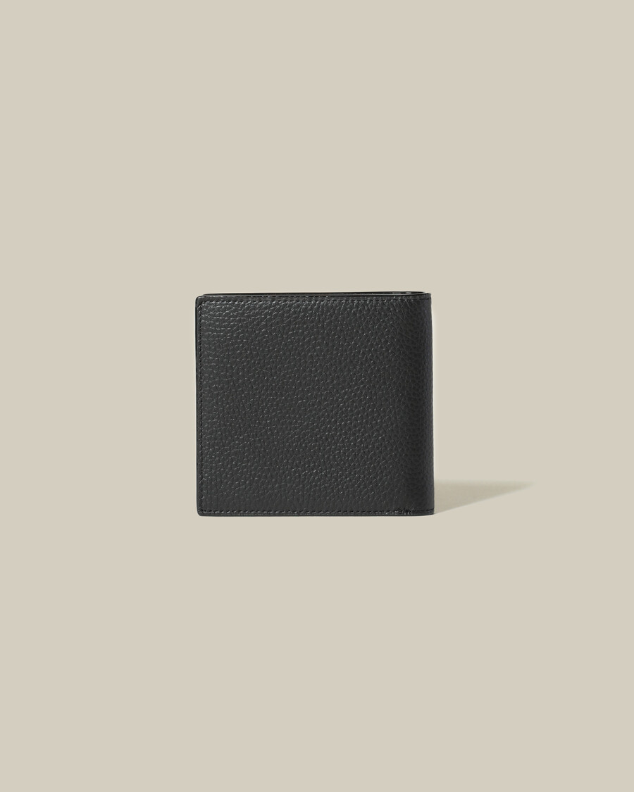 portafoglio bifold decorato con marchio